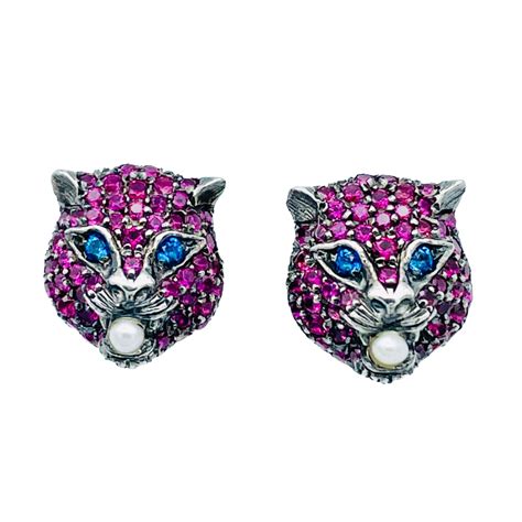 boucle doreil gucci|Boucles d'Oreilles en Argent de Luxe .